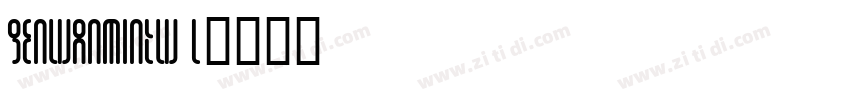GenWanMinTW L字体转换